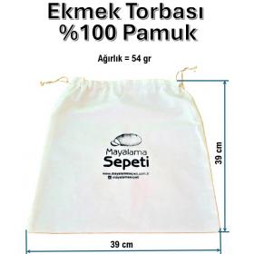 Ekmek Torbası %100 Pamuk - Ebat:(39x39)cm